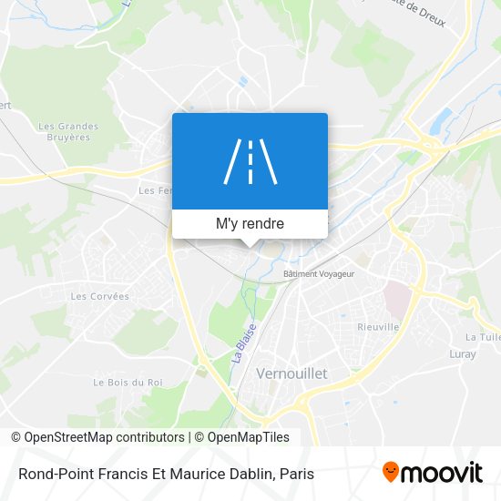 Rond-Point Francis Et Maurice Dablin plan