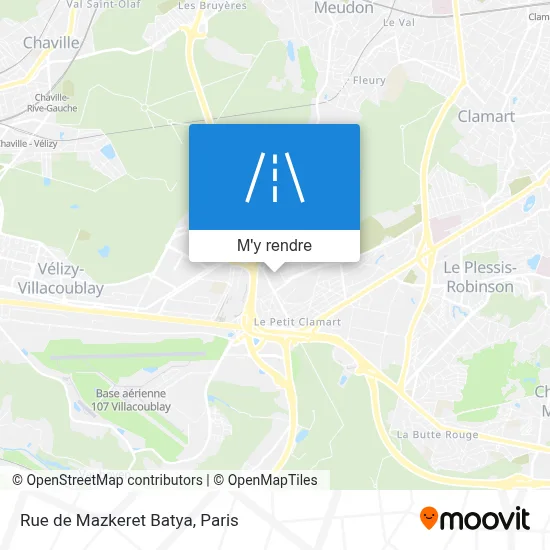 Rue de Mazkeret Batya plan