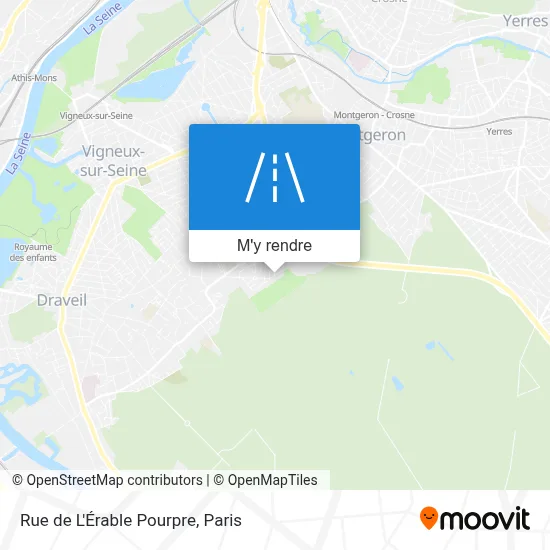 Rue de L'Érable Pourpre plan