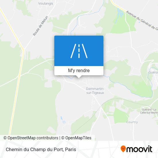 Chemin du Champ du Port plan