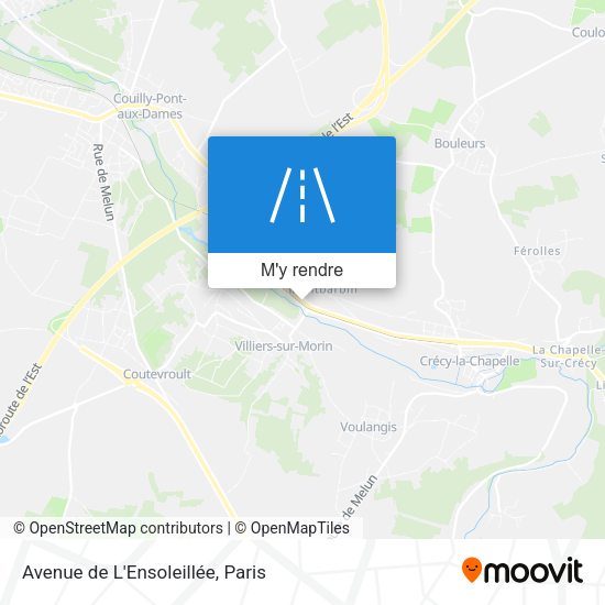 Avenue de L'Ensoleillée plan