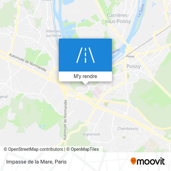 Impasse de la Mare plan