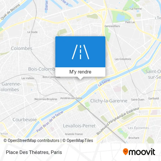 Place Des Théatres plan