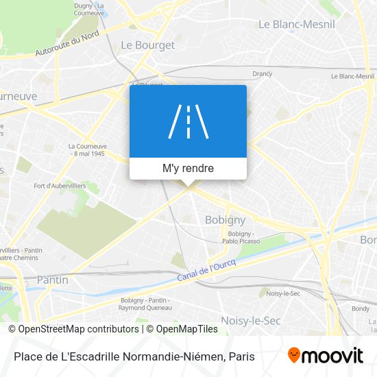 Place de L'Escadrille Normandie-Niémen plan
