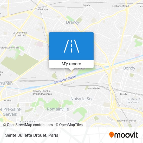 Sente Juliette Drouet plan