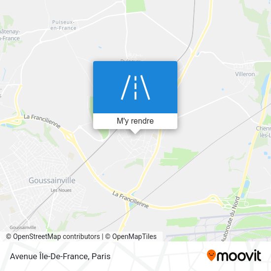 Avenue Île-De-France plan