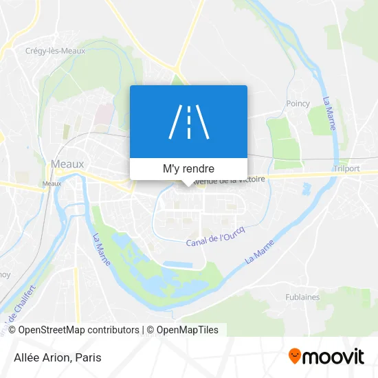 Allée Arion plan
