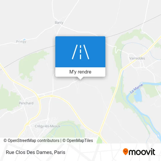 Rue Clos Des Dames plan