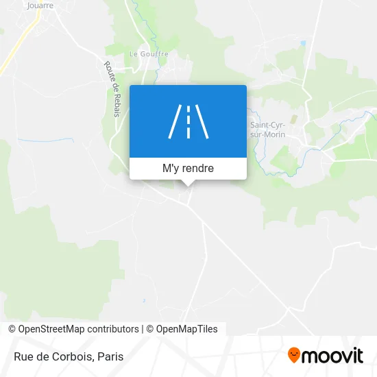 Rue de Corbois plan