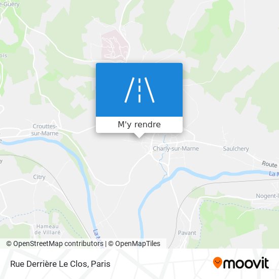 Rue Derrière Le Clos plan