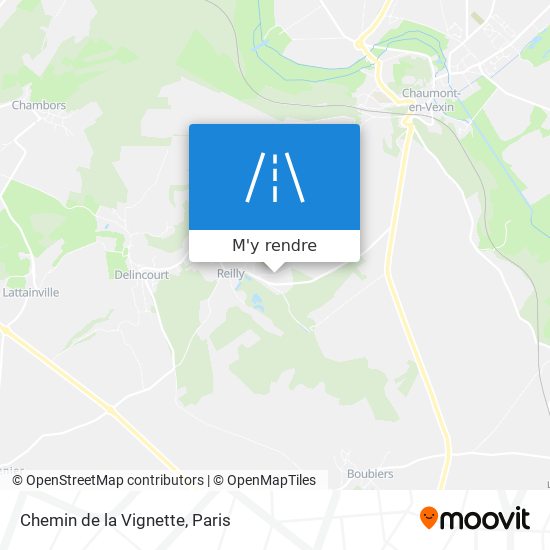 Chemin de la Vignette plan
