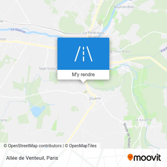 Allée de Venteuil plan