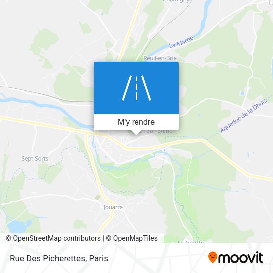 Rue Des Picherettes plan
