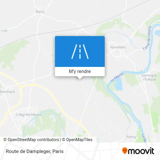 Route de Dampleger plan
