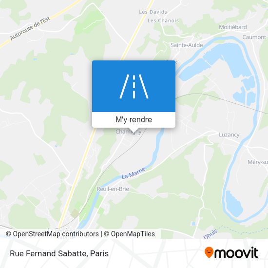 Rue Fernand Sabatte plan
