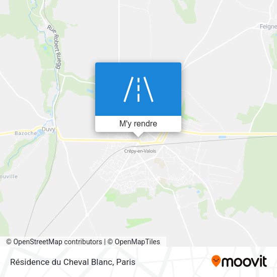 Résidence du Cheval Blanc plan