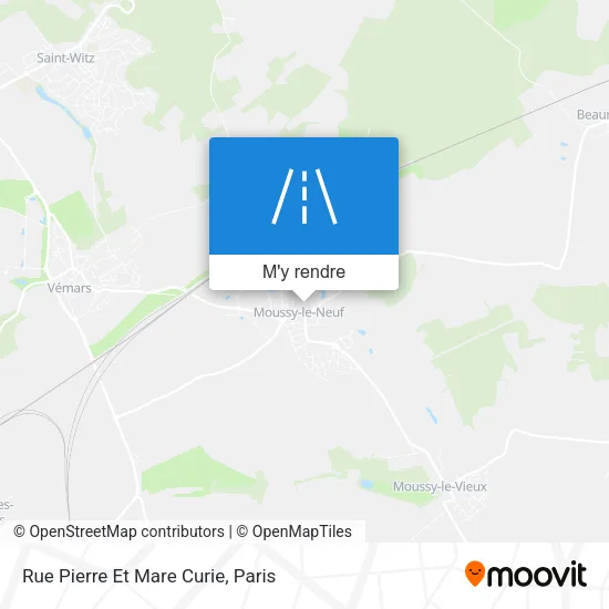 Rue Pierre Et Mare Curie plan