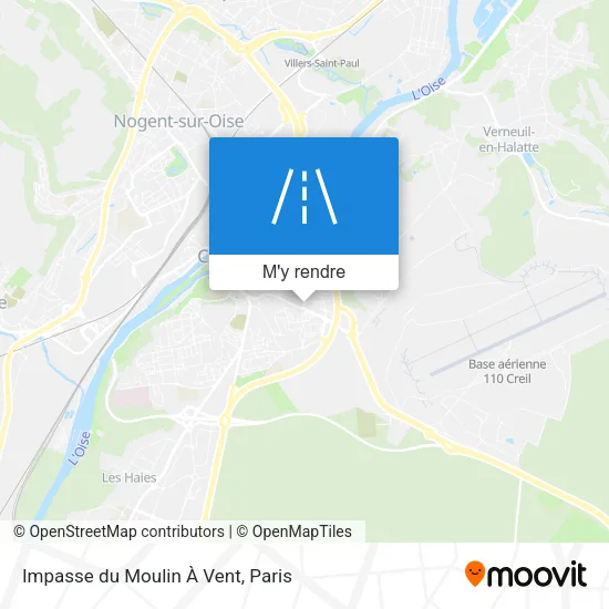 Impasse du Moulin À Vent plan