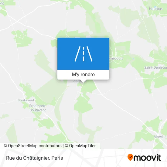 Rue du Châtaignier plan