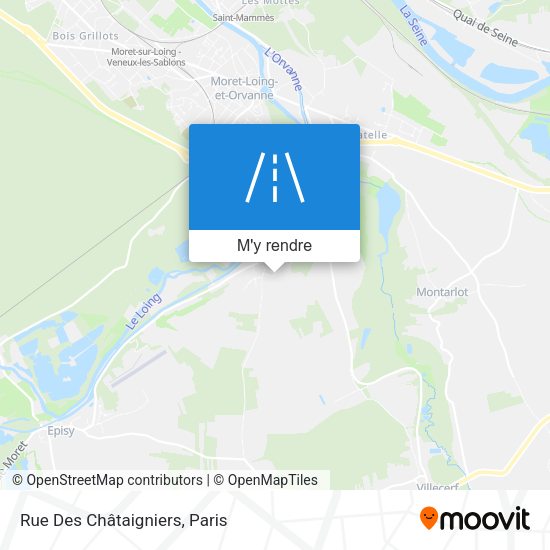 Rue Des Châtaigniers plan