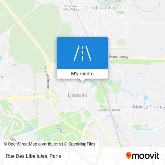 Rue Des Libellules plan