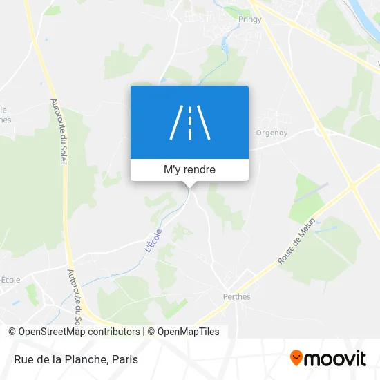 Rue de la Planche plan