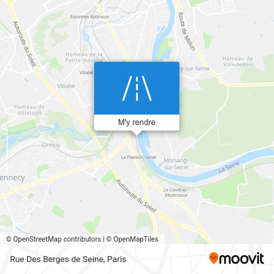 Rue Des Berges de Seine plan