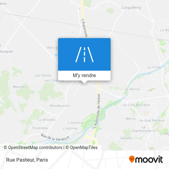 Rue Pasteur plan