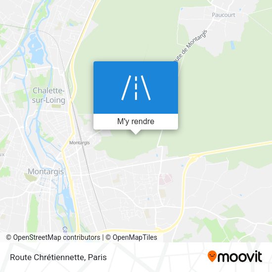 Route Chrétiennette plan