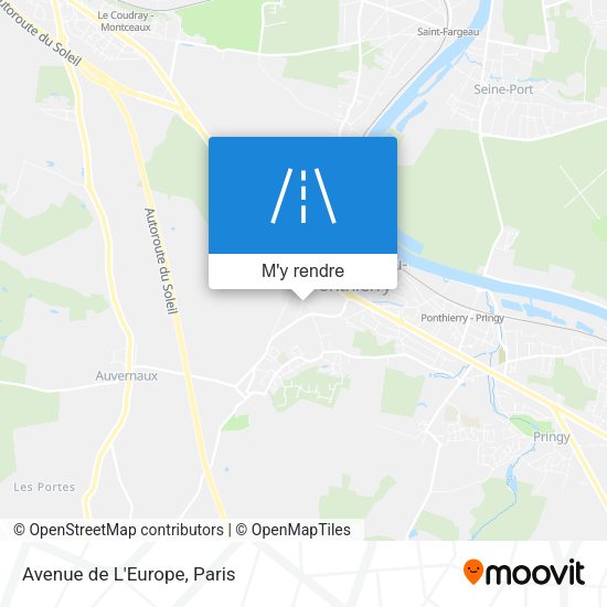 Avenue de L'Europe plan