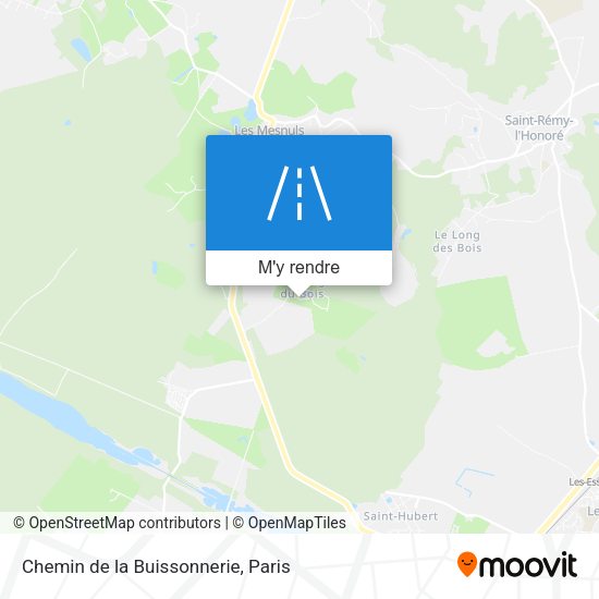 Chemin de la Buissonnerie plan