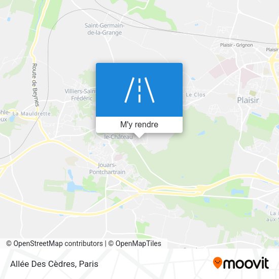 Allée Des Cèdres plan