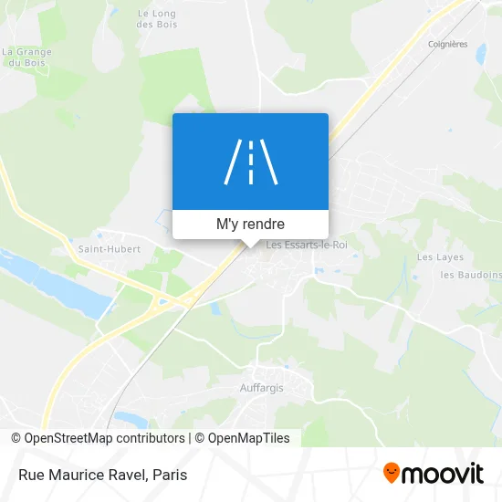 Rue Maurice Ravel plan