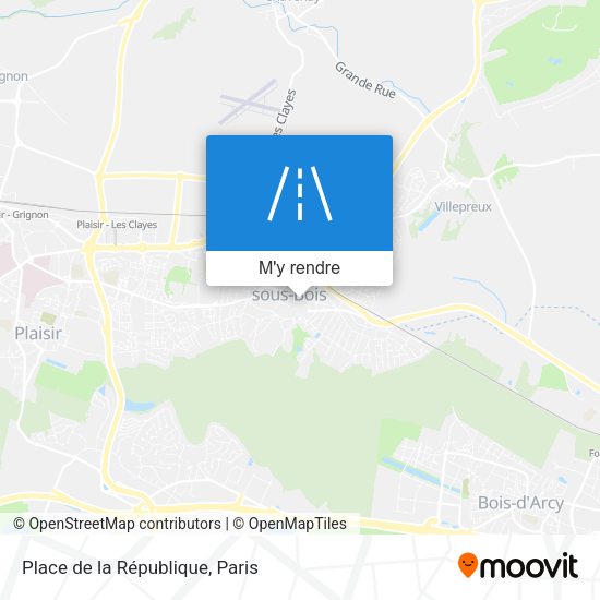 Place de la République plan