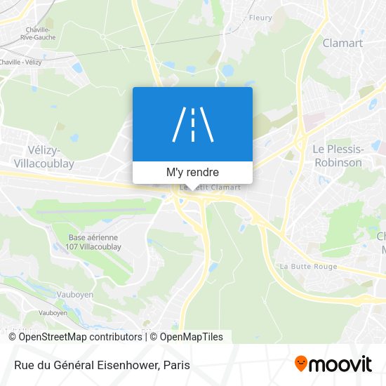 Rue du Général Eisenhower plan