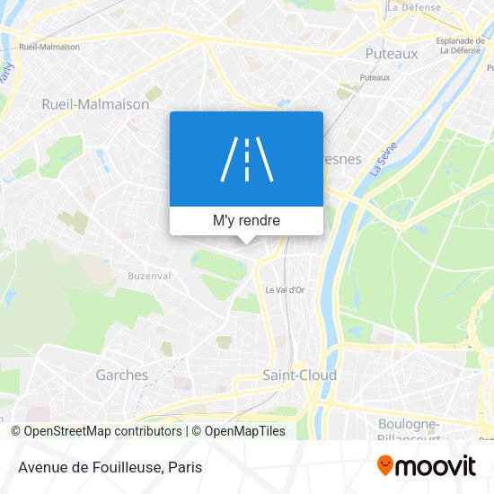 Avenue de Fouilleuse plan