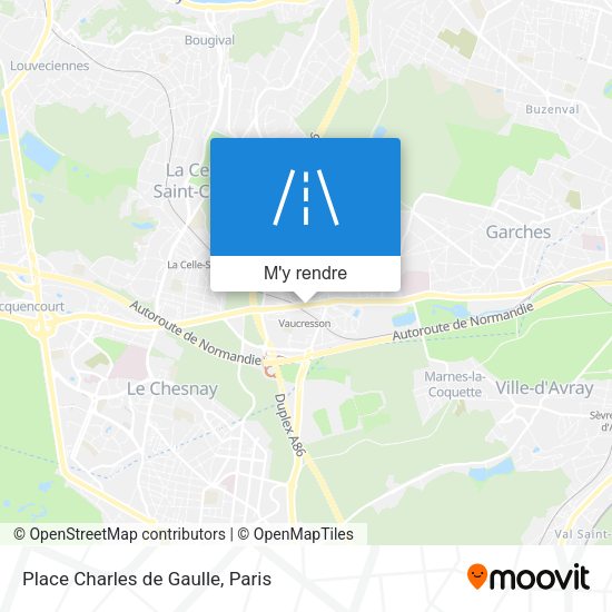 Place Charles de Gaulle plan