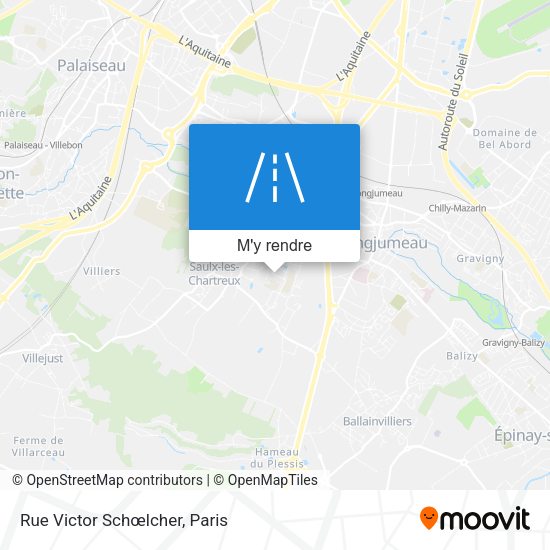 Rue Victor Schœlcher plan
