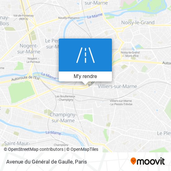 Avenue du Général de Gaulle plan