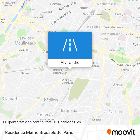 Résidence Marne Brossolette plan