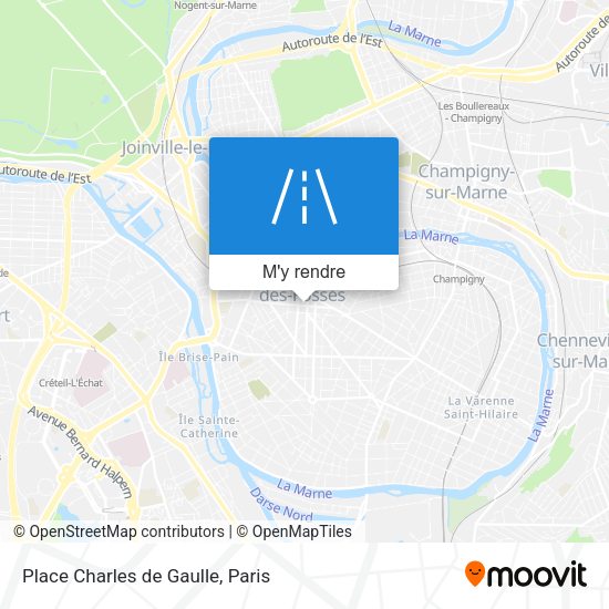 Place Charles de Gaulle plan