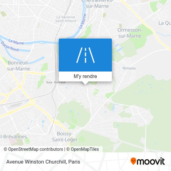 Avenue Winston Churchill plan