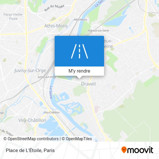 Place de L'Étoile plan