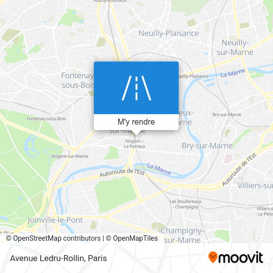 Avenue Ledru-Rollin plan