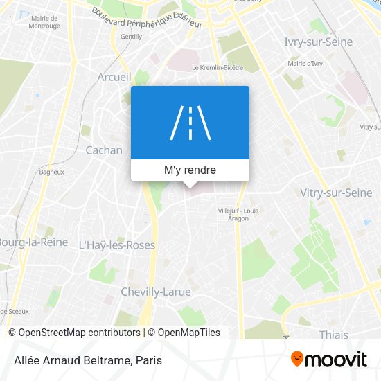 Allée Arnaud Beltrame plan