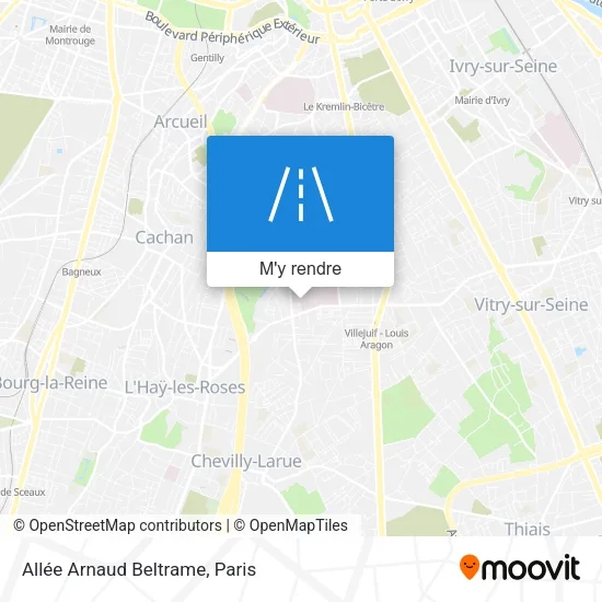 Allée Arnaud Beltrame plan