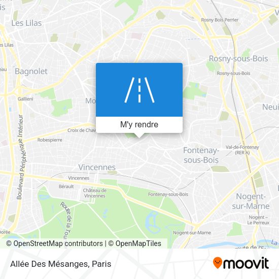 Allée Des Mésanges plan