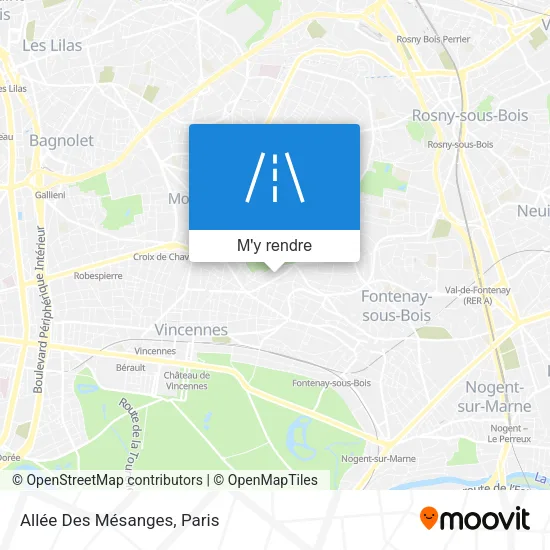 Allée Des Mésanges plan