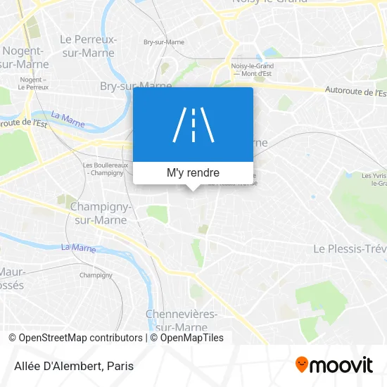 Allée D'Alembert plan