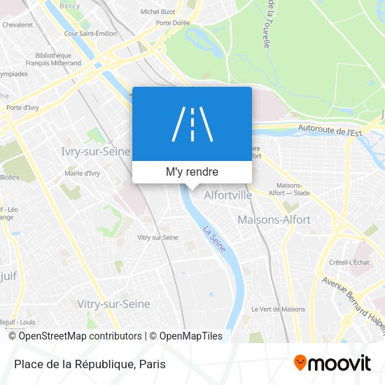Place de la République plan